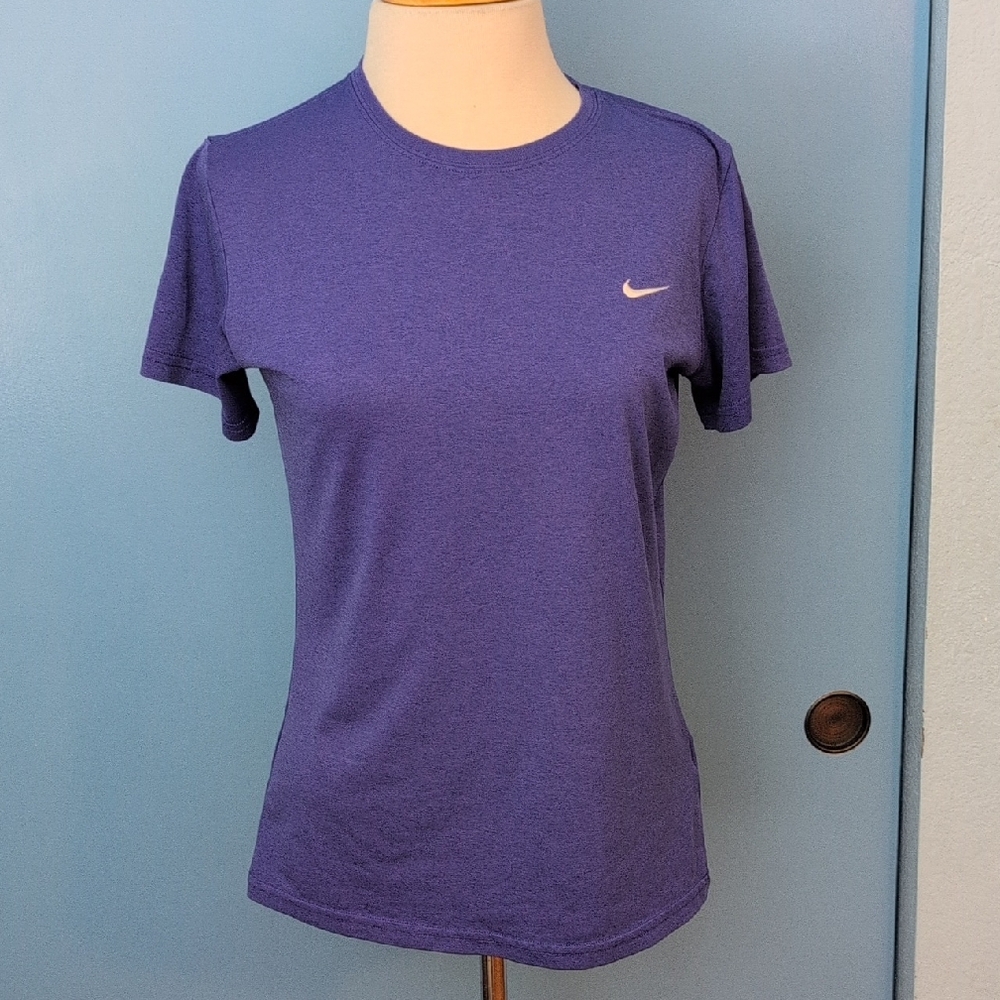 Nike Women's Purple Crewneck Athletic Tee